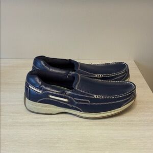 Dr schools man blue boat loafer shoes in size 13 D